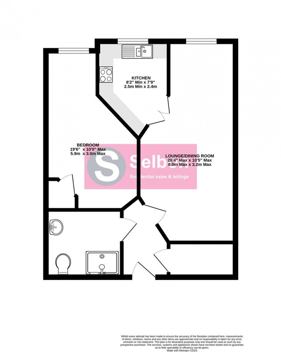 Floorplan for Kings Place, Albert Street, Fleet