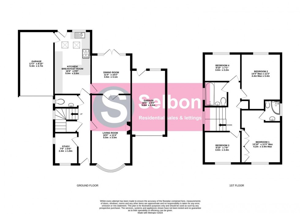 Floorplan for Honister Gardens, Fleet