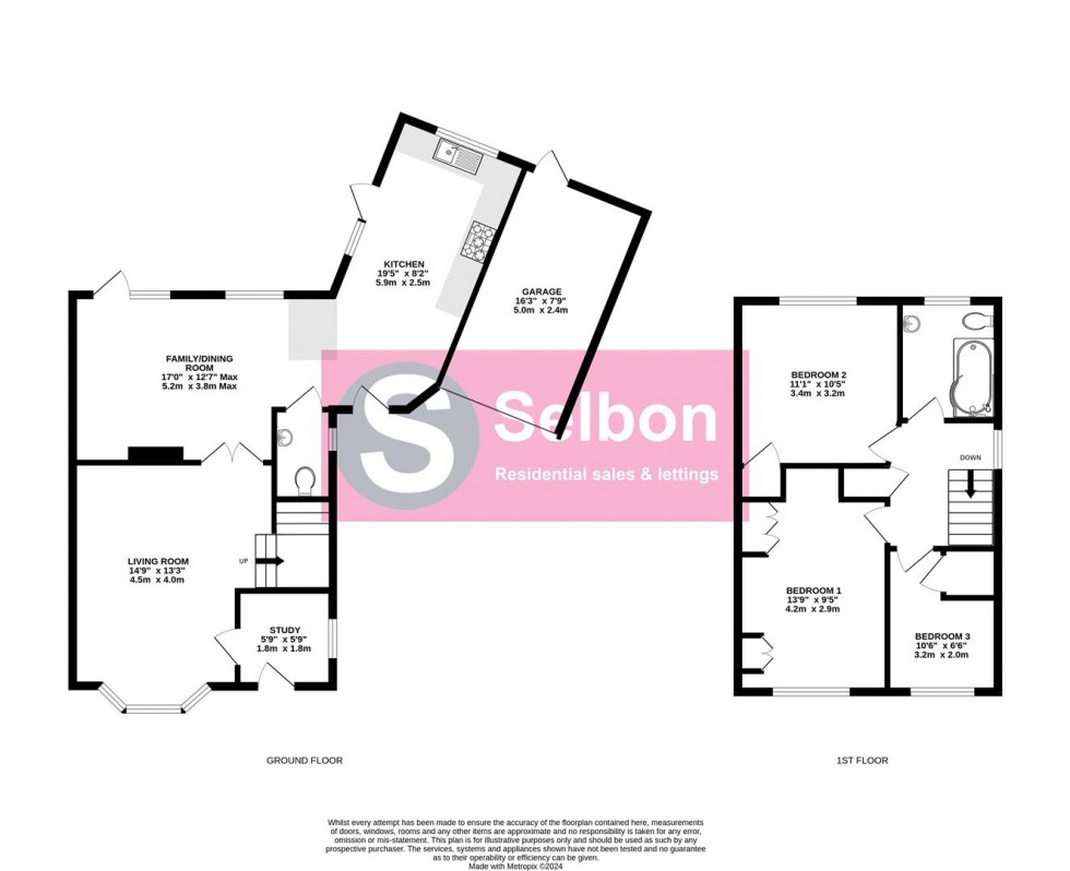 Floorplan for Hanover Gardens, Farnborough