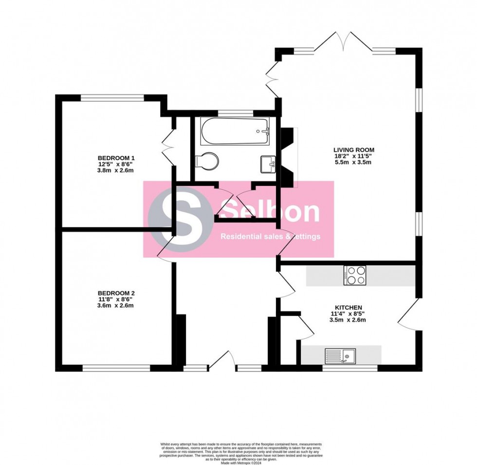 Floorplan for Beaufort Road, Church Crookham, Fleet