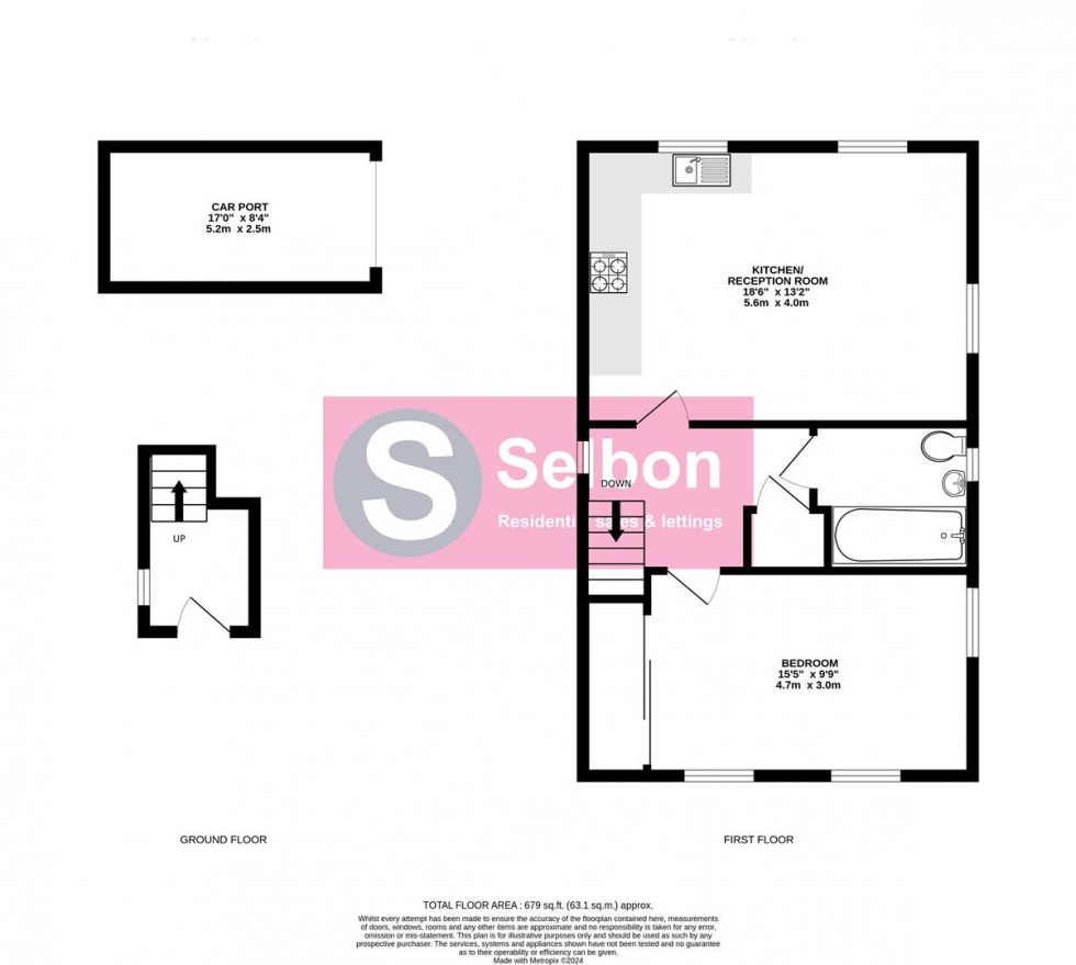 Floorplan for Titchener Way, Hook