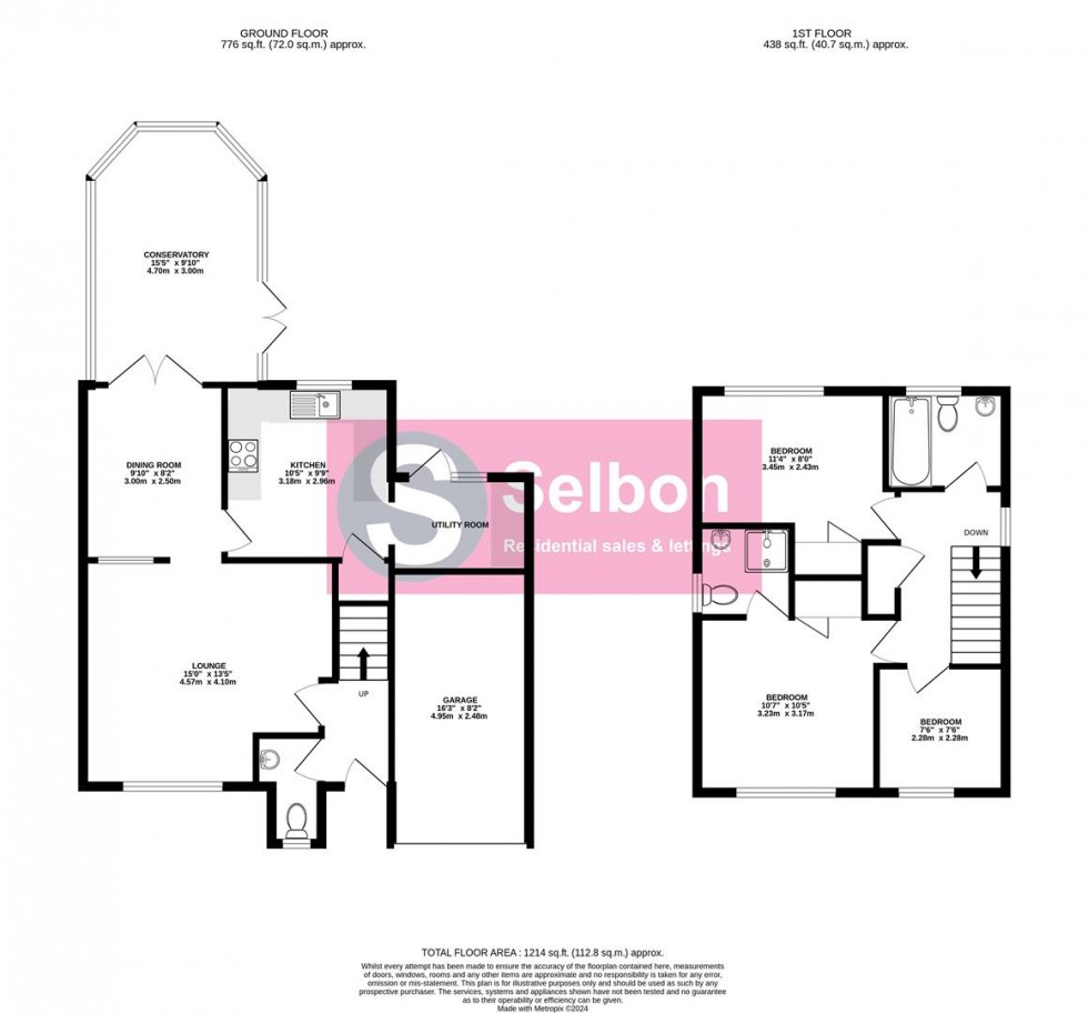 Floorplan for Angora Way, Fleet