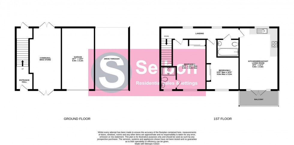 Floorplan for Dragons Way, Church Crookham, Fleet