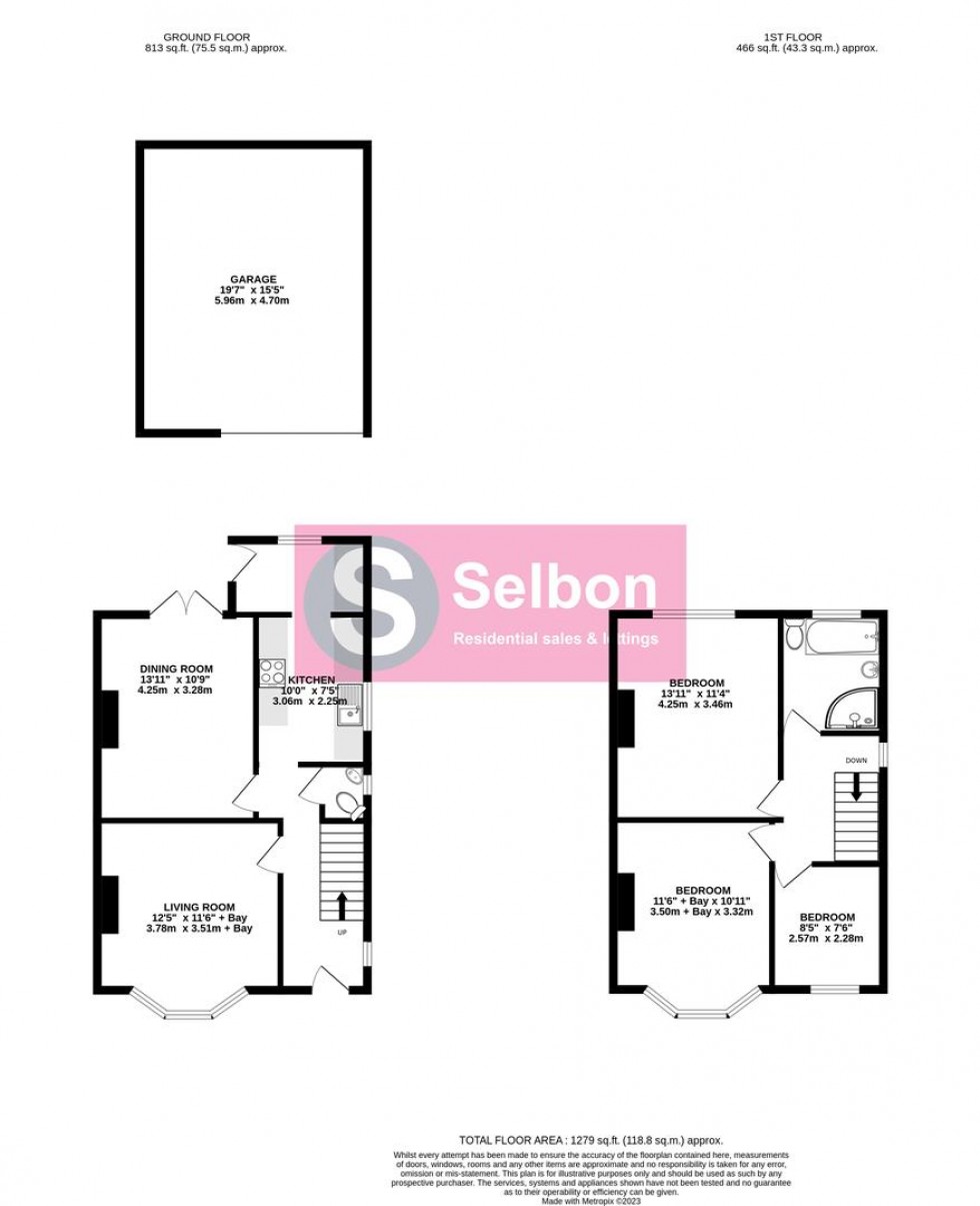 Floorplan for Coronation Road, Aldershot