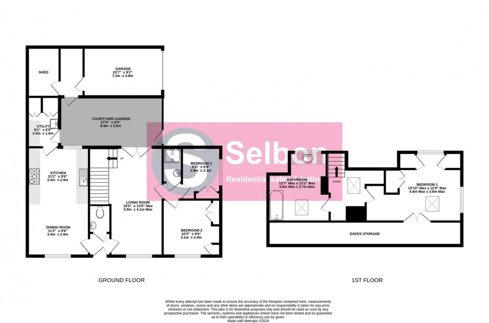 Floorplan for Chalky Lane, Dogmersfield, Hook