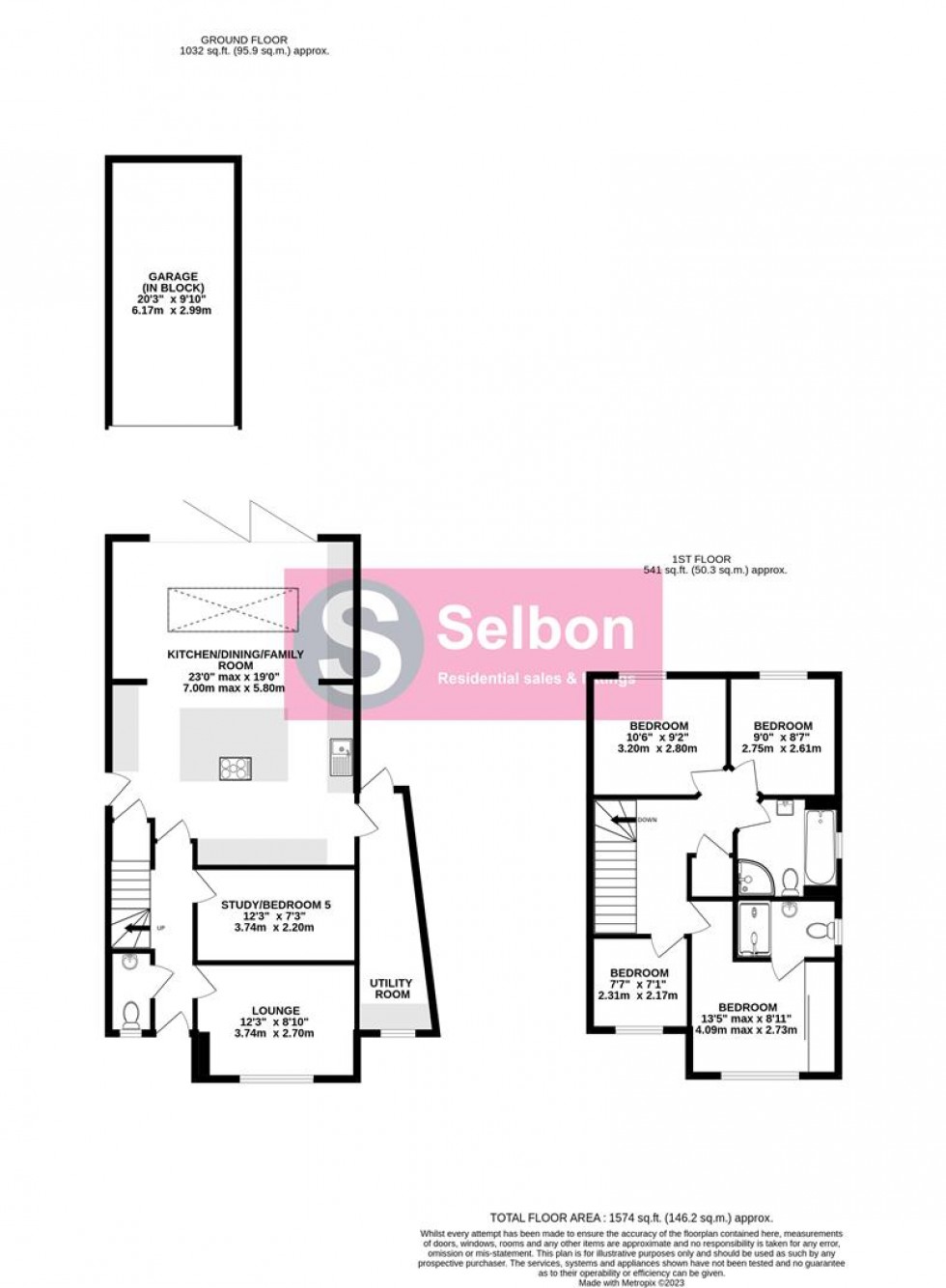 Floorplan for Turbary Road, Fleet