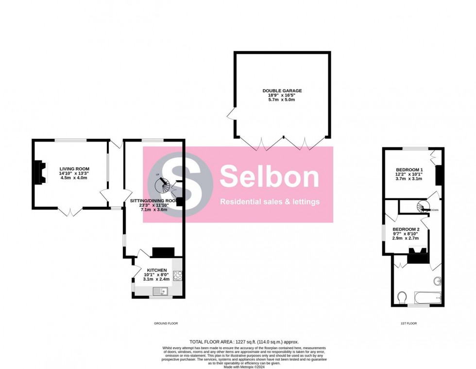 Floorplan for York Lane, Hartley Wintney, Hook