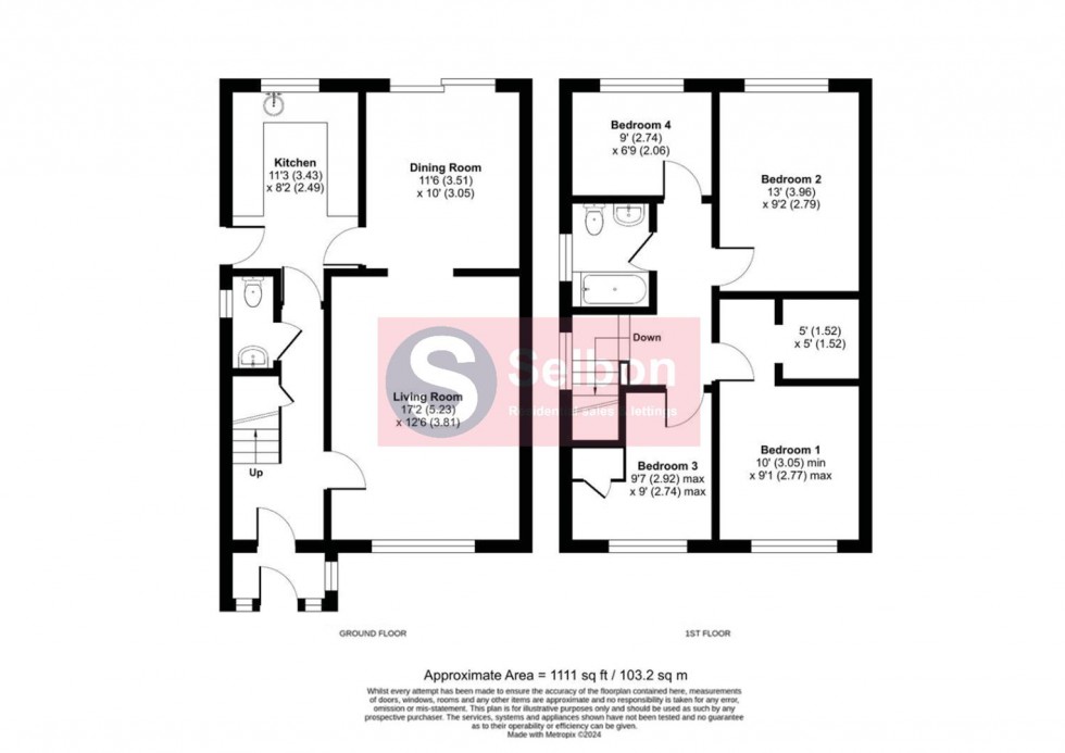 Floorplan for Cove Road, Fleet