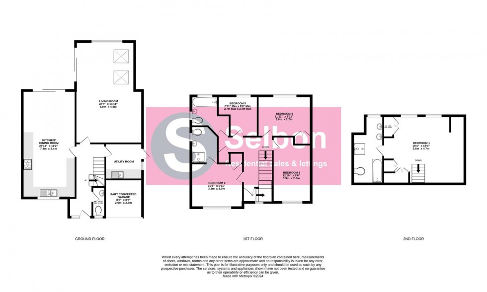 Floorplan for Longmead, Fleet