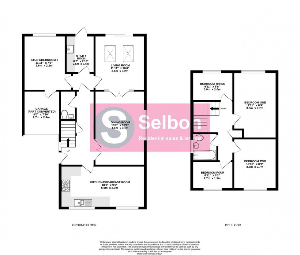 Floorplan for Durnsford Avenue, Fleet