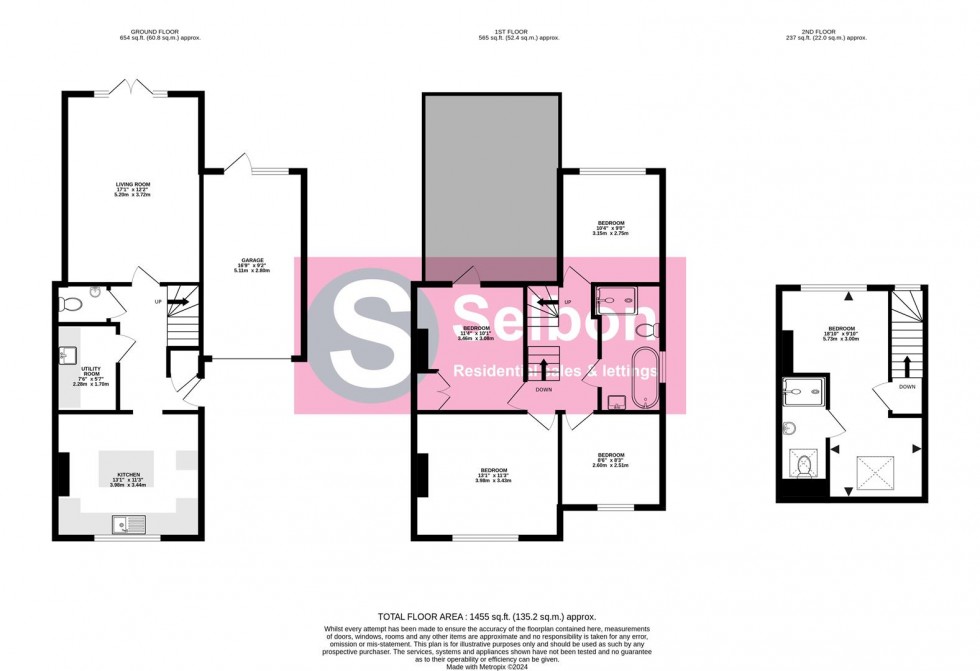 Floorplan for Aldershot Road, Church Crookham, Fleet