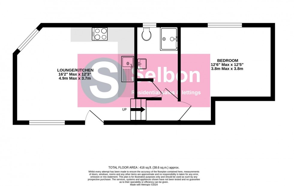 Floorplan for 2 Clockhouse Road, Farnborough