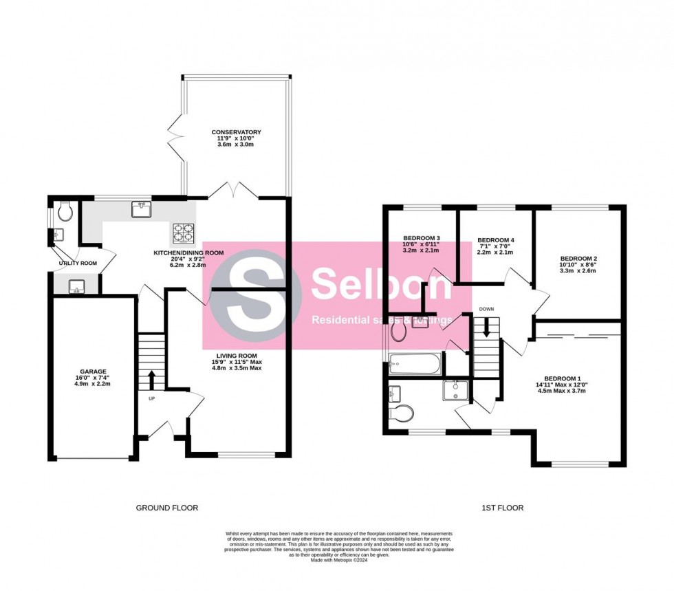 Floorplan for Lodsworth, Farnborough