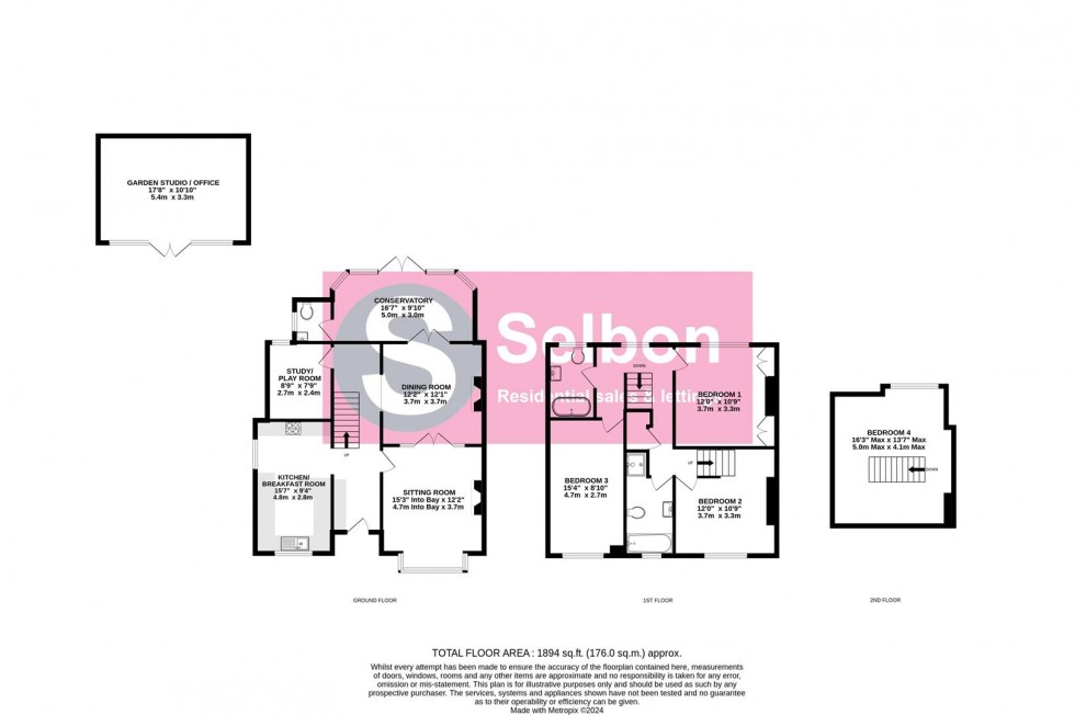 Floorplan for Albert Street, Fleet