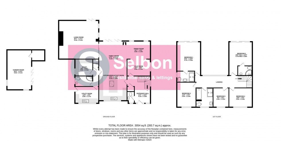 Floorplan for Reading Road South, Fleet