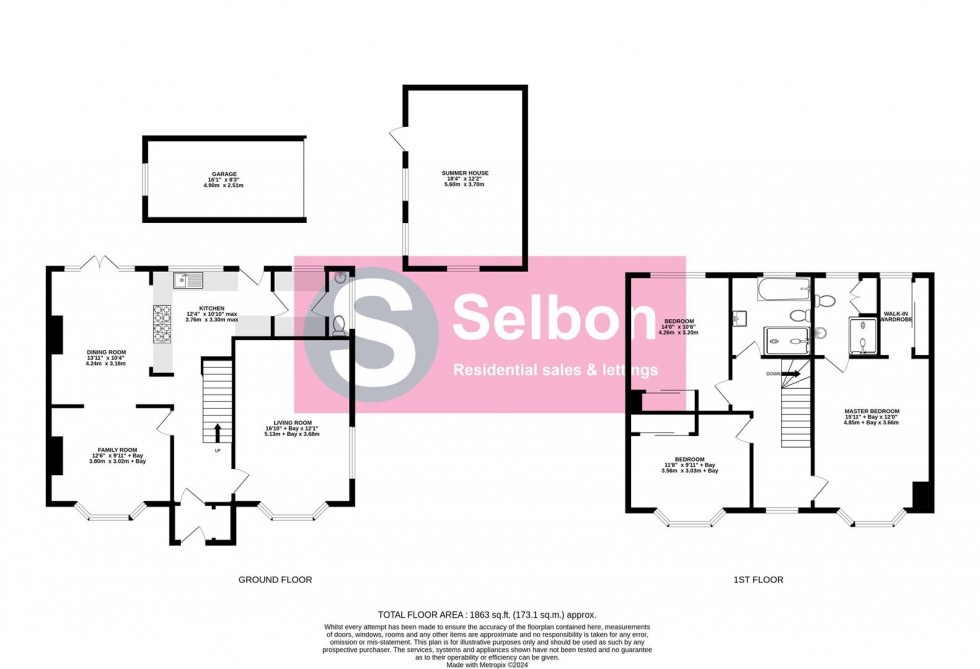 Floorplan for Greenways, Fleet