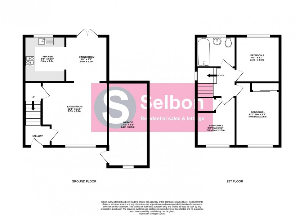 Floorplan for Water Rede, Church Crookham, Fleet