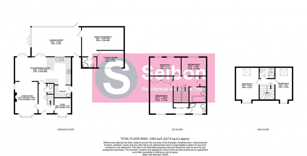 Floorplan for Kintbury Close, Fleet