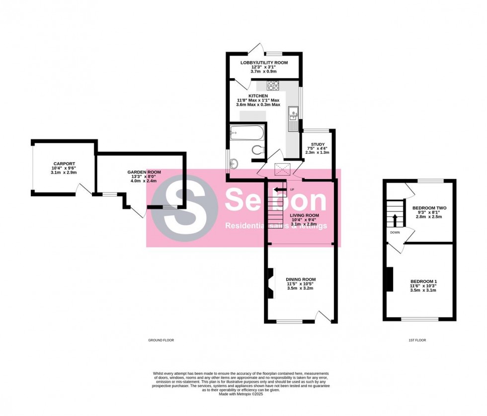 Floorplan for Elvetham Road, Fleet