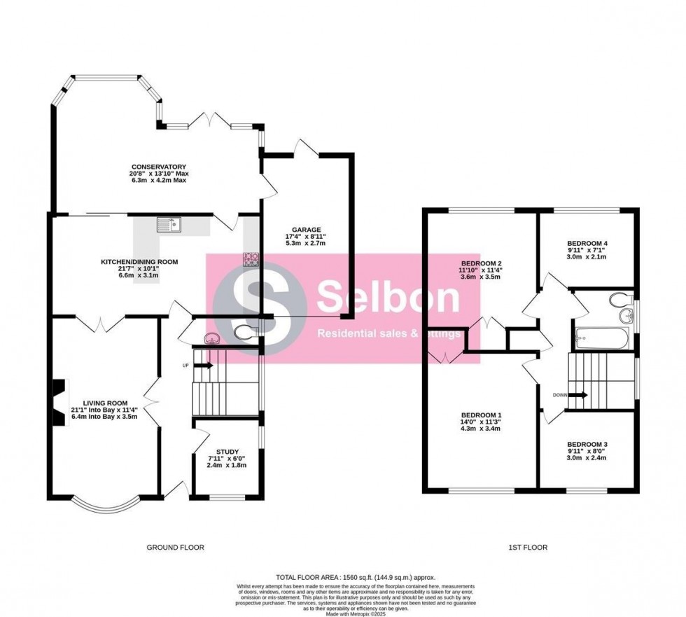 Floorplan for Williams Way, Fleet