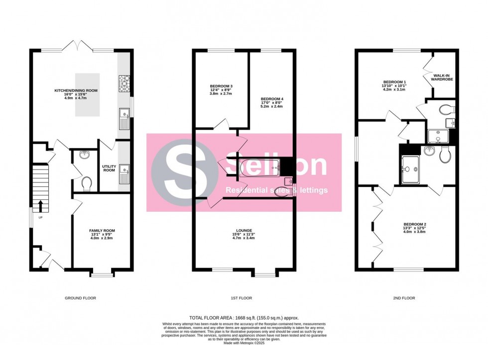 Floorplan for Brampton View, Farnborough