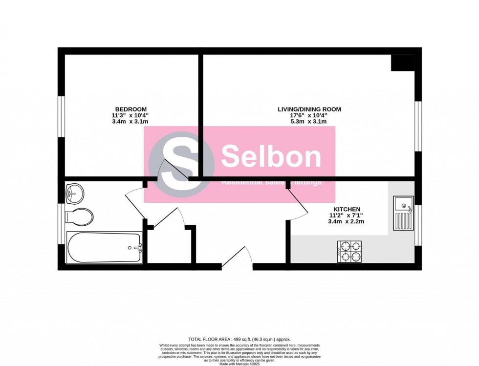 Floorplan for Church Road East, Farnborough