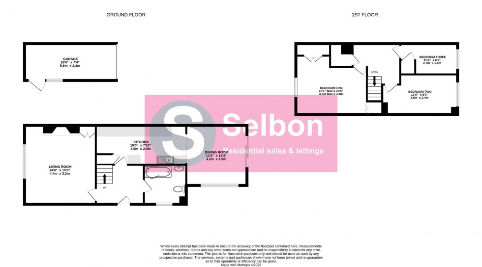 Floorplan for Northfield Road, Church Crookham, Fleet